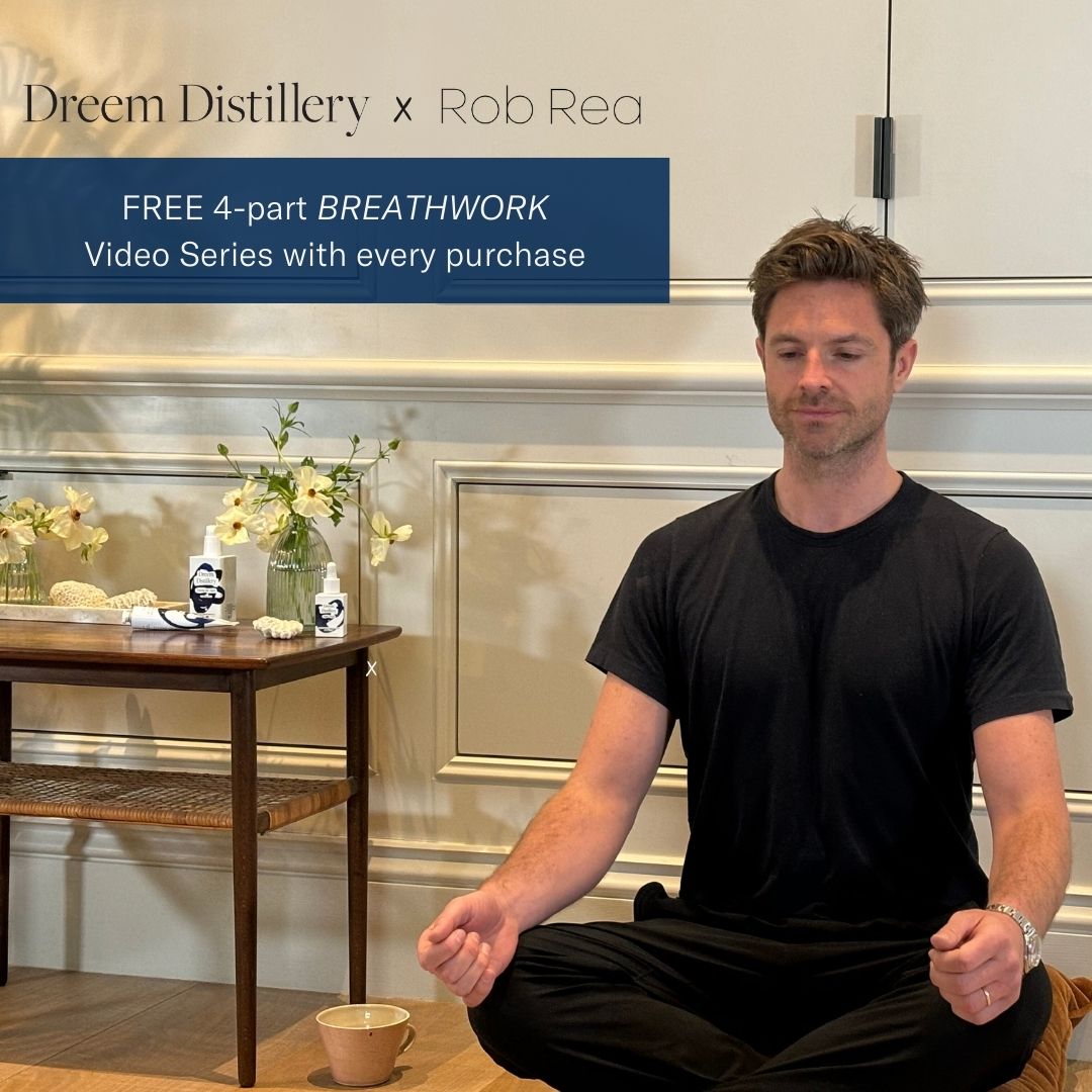 featuring Dream Distillery and Rob Rea branding.