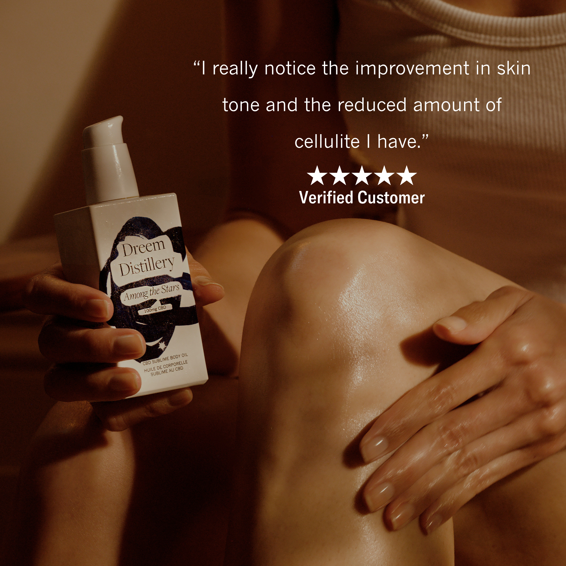 Customer review of Among The Stars CBD Body Oil