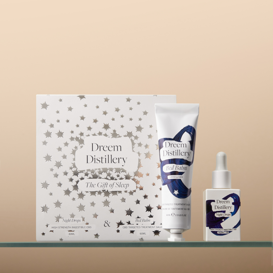 Gift of Sleep CBD gift set with Night Drops and Bed Balm